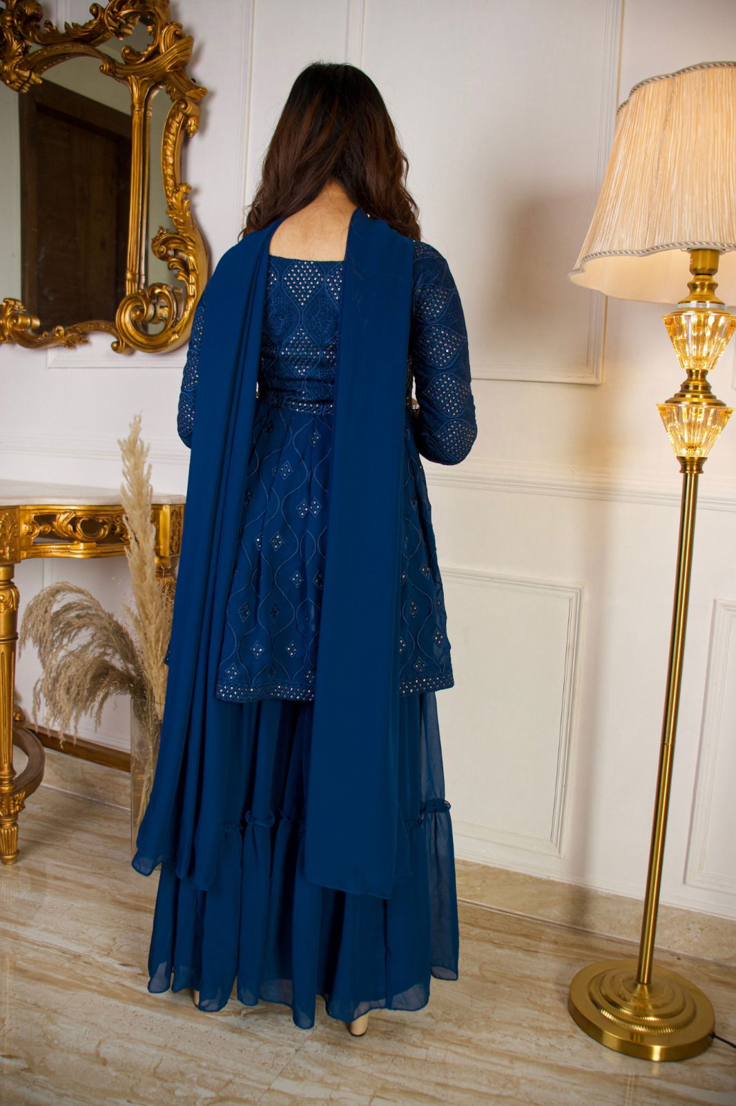 Dream Z 36 Anarkali Flaired Readymade Sharara Suits Catalog